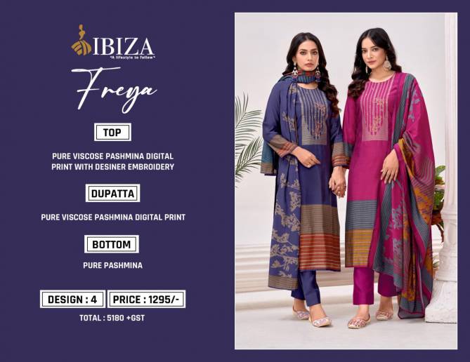 Freya By Ibiza Viscose Pashmina Printed Dress Material Wholesale Shop in Surat